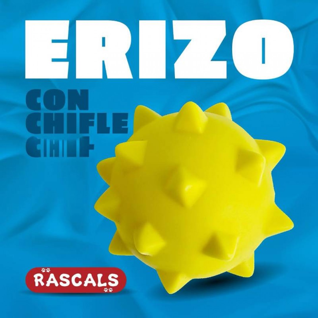 pelota-erizo-amarillo-cchifle